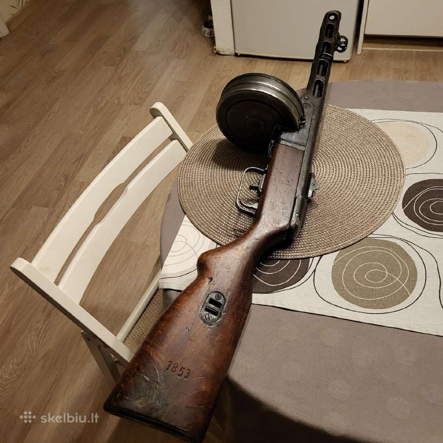 Deaktyvuotas Ppsh-41 su Eu pazyma 1944m - nuotraukos Nr. 3