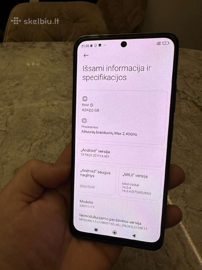 Redmi Note 11, 6/128gb - nuotraukos Nr. 3
