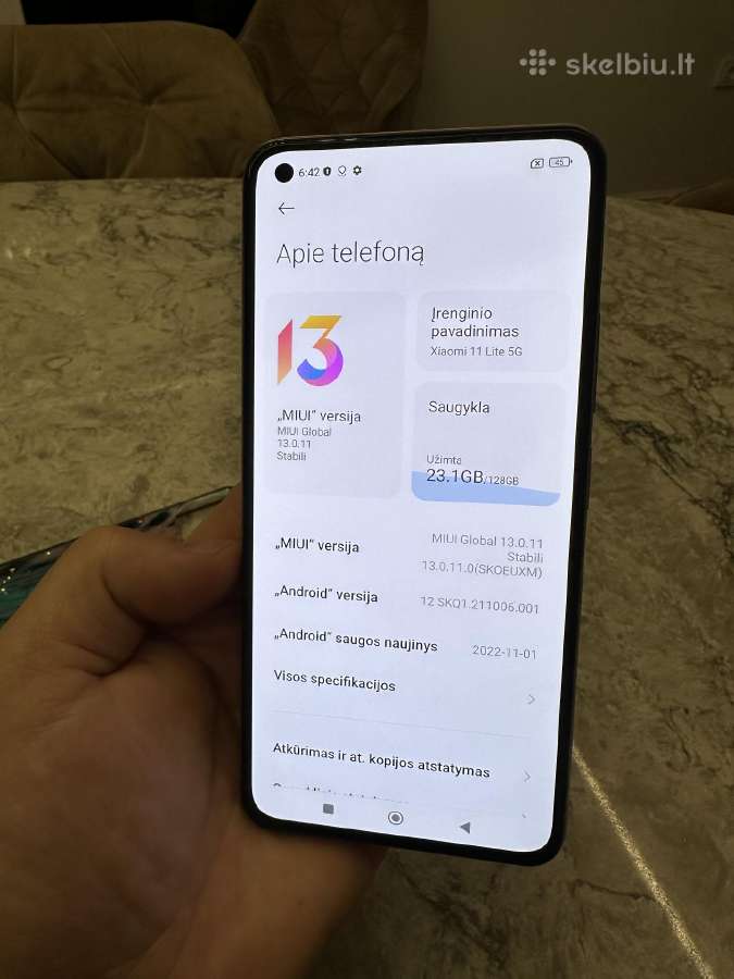 Xiaomi Mi 11 lite 5G, 11/128gb - nuotraukos Nr. 2