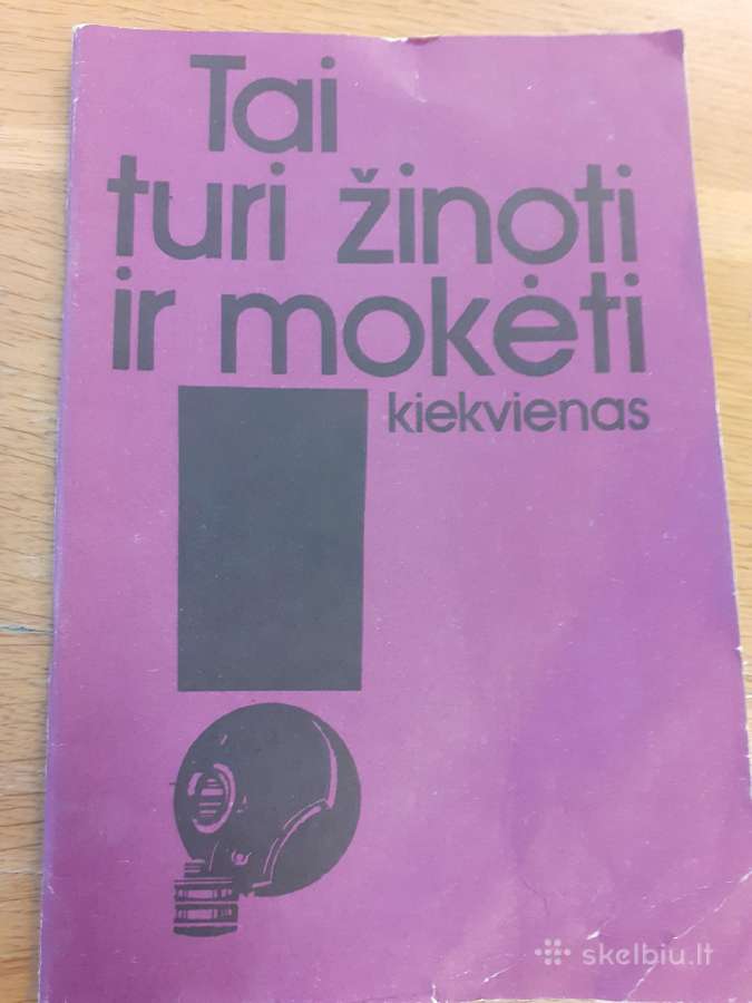 Tai turi zinoti ir moketi kiekvienas Knygele - nuotraukos Nr. 2