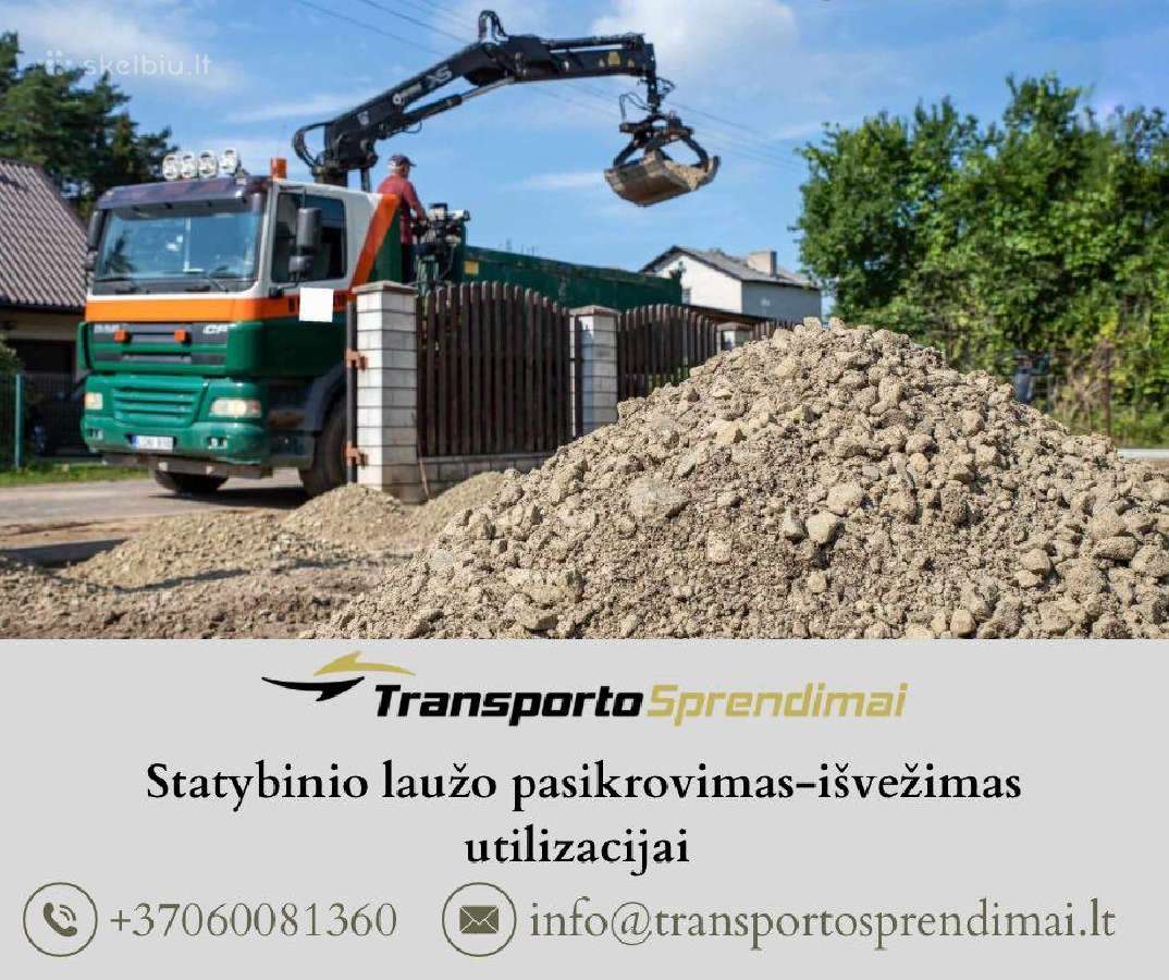 Žaliųjų ir statybinių atliekų išvežimas - nuotraukos Nr. 5