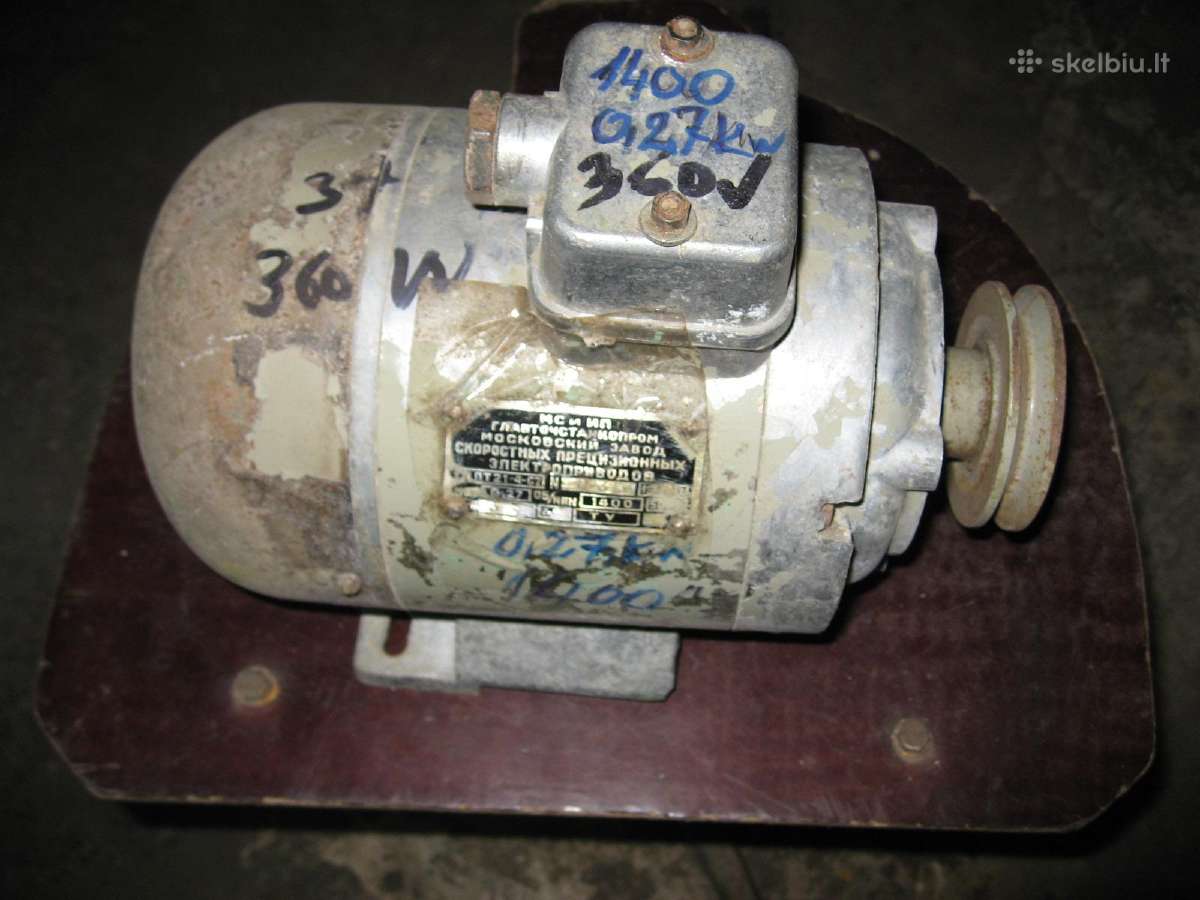 Padinis elektros variklis n-1400, 0,27 kw 36 V