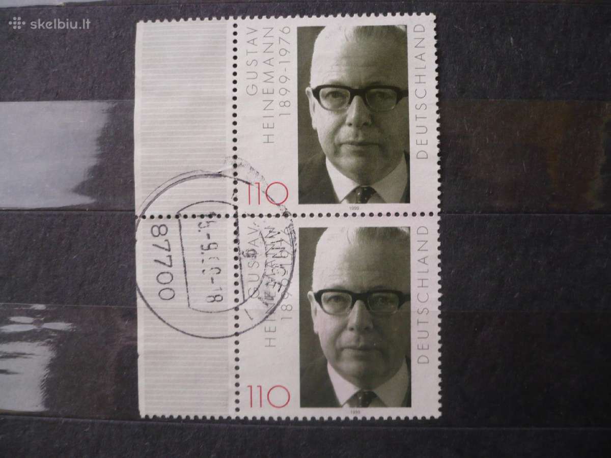 1999 100-osios politiko Gustavo Heinemanno gimimo