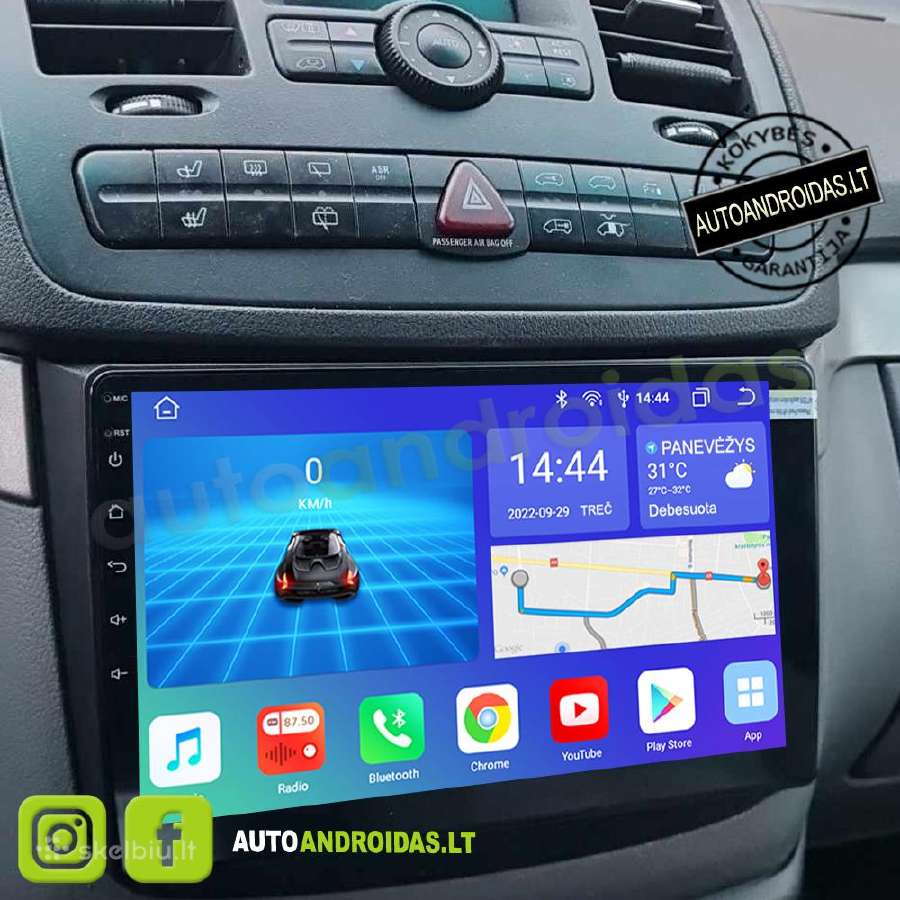 Mercedes Vito Viano W639 2004-12 Android multimedi