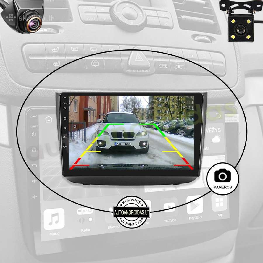Mercedes Vito Viano W639 2004-12 Android multimedi - nuotraukos Nr. 7