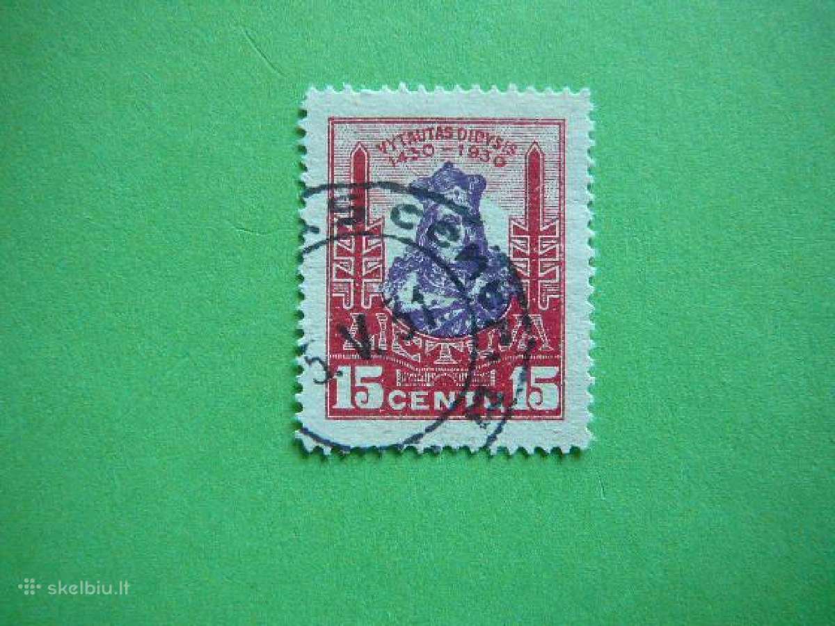 Lietuva 1930 Vytautas Didysis antsp. lit297a