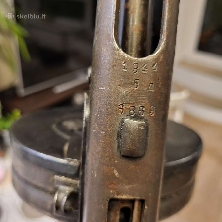 Deaktyvuotas Ppsh-41 su Eu pazyma 1944m - nuotraukos Nr. 15