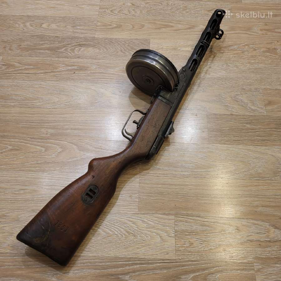 Deaktyvuotas Ppsh-41 su Eu pazyma 1944m - nuotraukos Nr. 22