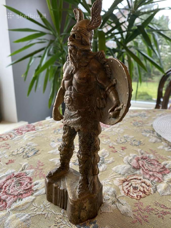 Įspūdingas vintažinis vikingas iš bronzos - nuotraukos Nr. 5