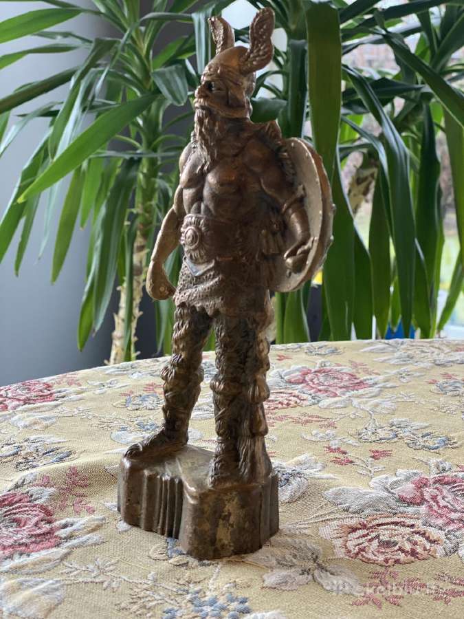 Įspūdingas vintažinis vikingas iš bronzos - nuotraukos Nr. 7