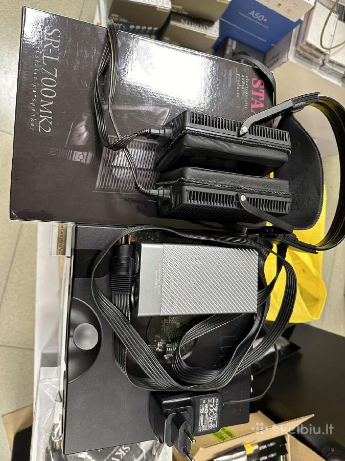 Stax Sr-l700mk2 ausines,portable energizer SRM D10 - nuotraukos Nr. 8