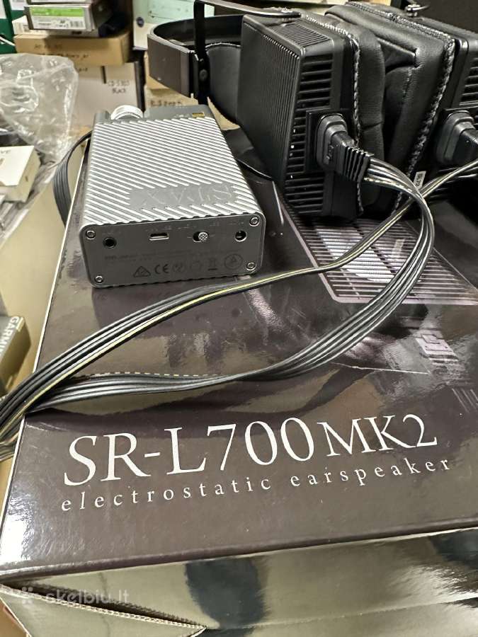 Stax Sr-l700mk2 ausines,portable energizer SRM D10 - nuotraukos Nr. 11