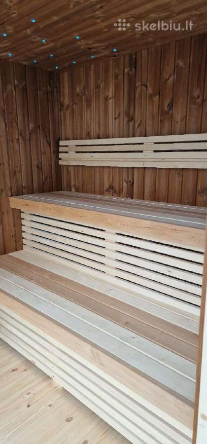 Karkasinė premium pirtis 2.3x2.3m - nuotraukos Nr. 5