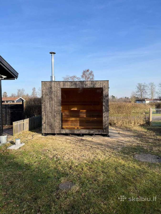 Karkasinė premium pirtis 2.3x2.3m - nuotraukos Nr. 2