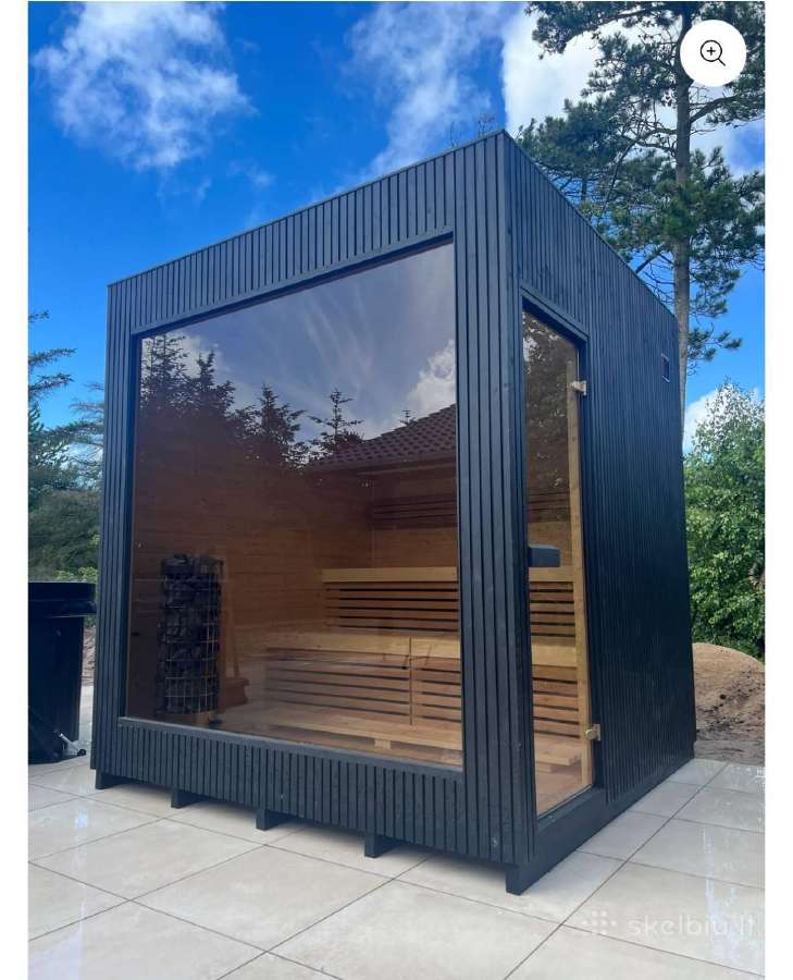 Karkasinė premium pirtis 2.3x2.3m