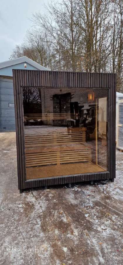Karkasinė premium pirtis 2.3x2.3m - nuotraukos Nr. 4