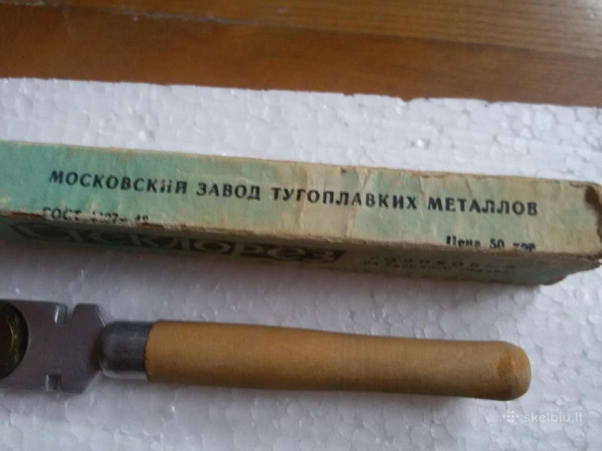 Senoviniai stiklo pjaustymo įrankiai - nuotraukos Nr. 5