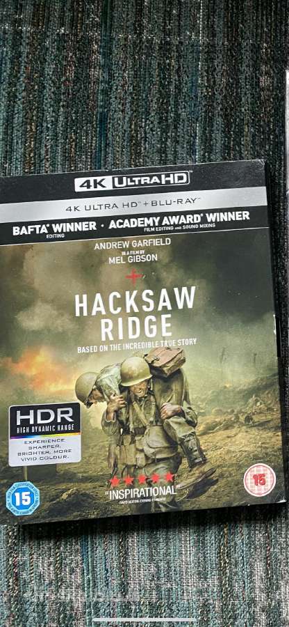 Uhd 4k Bluray Oppenheimer Hacksaw Ridge - nuotraukos Nr. 2