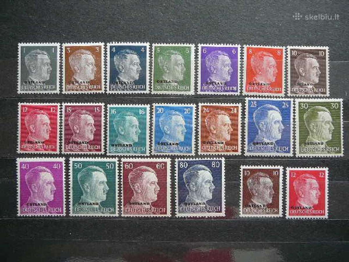Ostland Vokietija Lietuva 1941 Mnh ost523sm