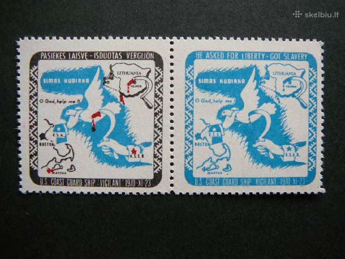 Lietuva - JAV Simas Kudirka svarus ltv301