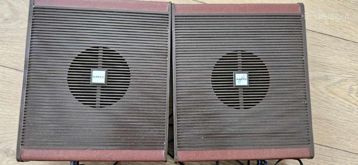 Sanyo G-2312 vintažinis nešiojamas fonografas - nuotraukos Nr. 4