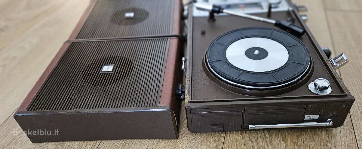 Sanyo G-2312 vintažinis nešiojamas fonografas - nuotraukos Nr. 11
