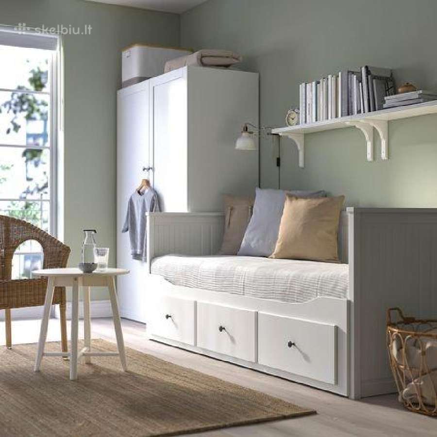 Hemnes kušete su čiužiniais geros bukles - nuotraukos Nr. 2
