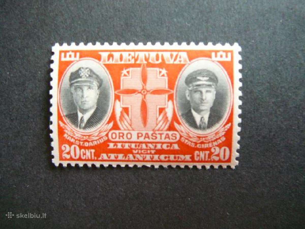 Lietuva 1934 Darius ir Girenas 20sk. lit385sm
