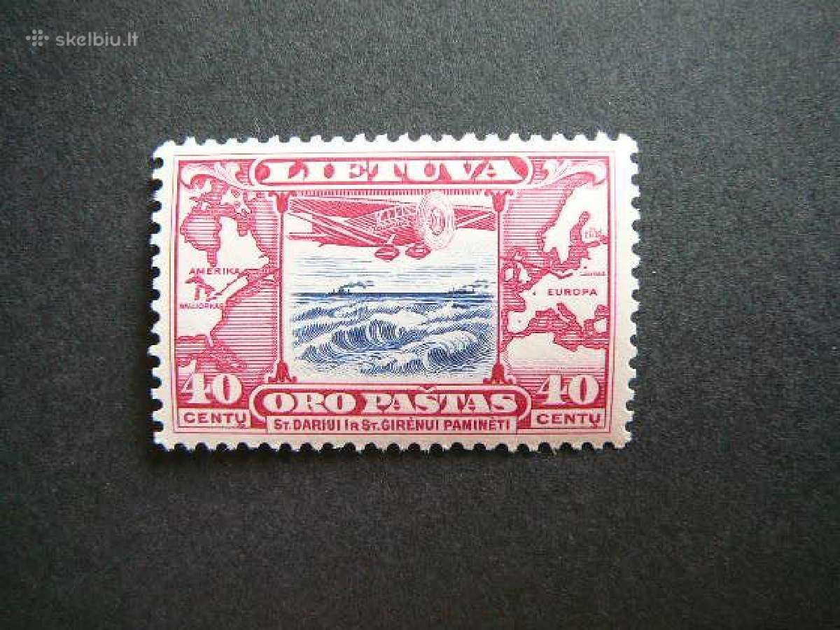 Lietuva 1934 Darius ir Girenas 40sk. lit386sm
