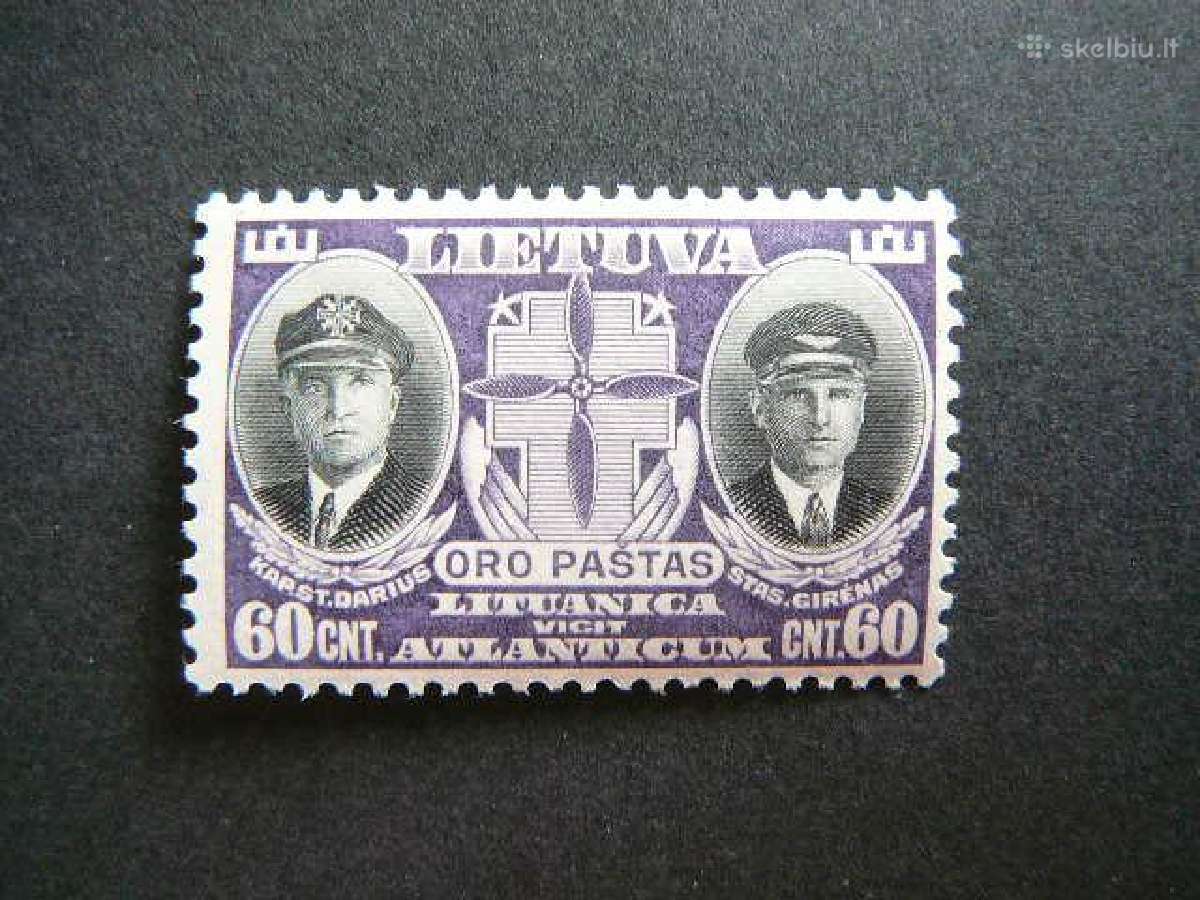 Lietuva 1934 Darius ir Girenas 60sk. lit387sm
