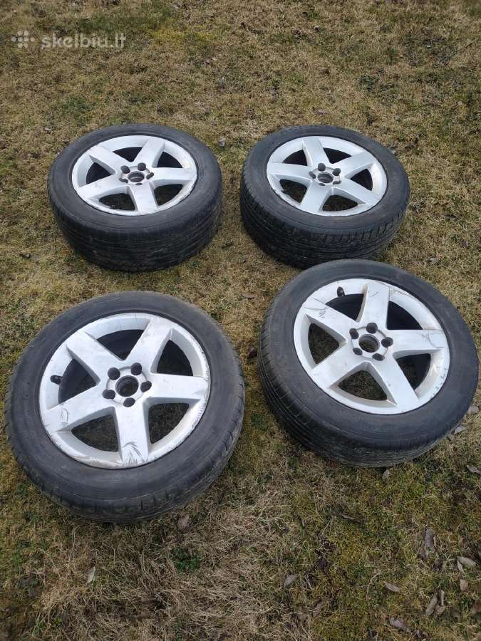 R16 205/55; VW Golf 4 ratlankiai su vasarinėmis