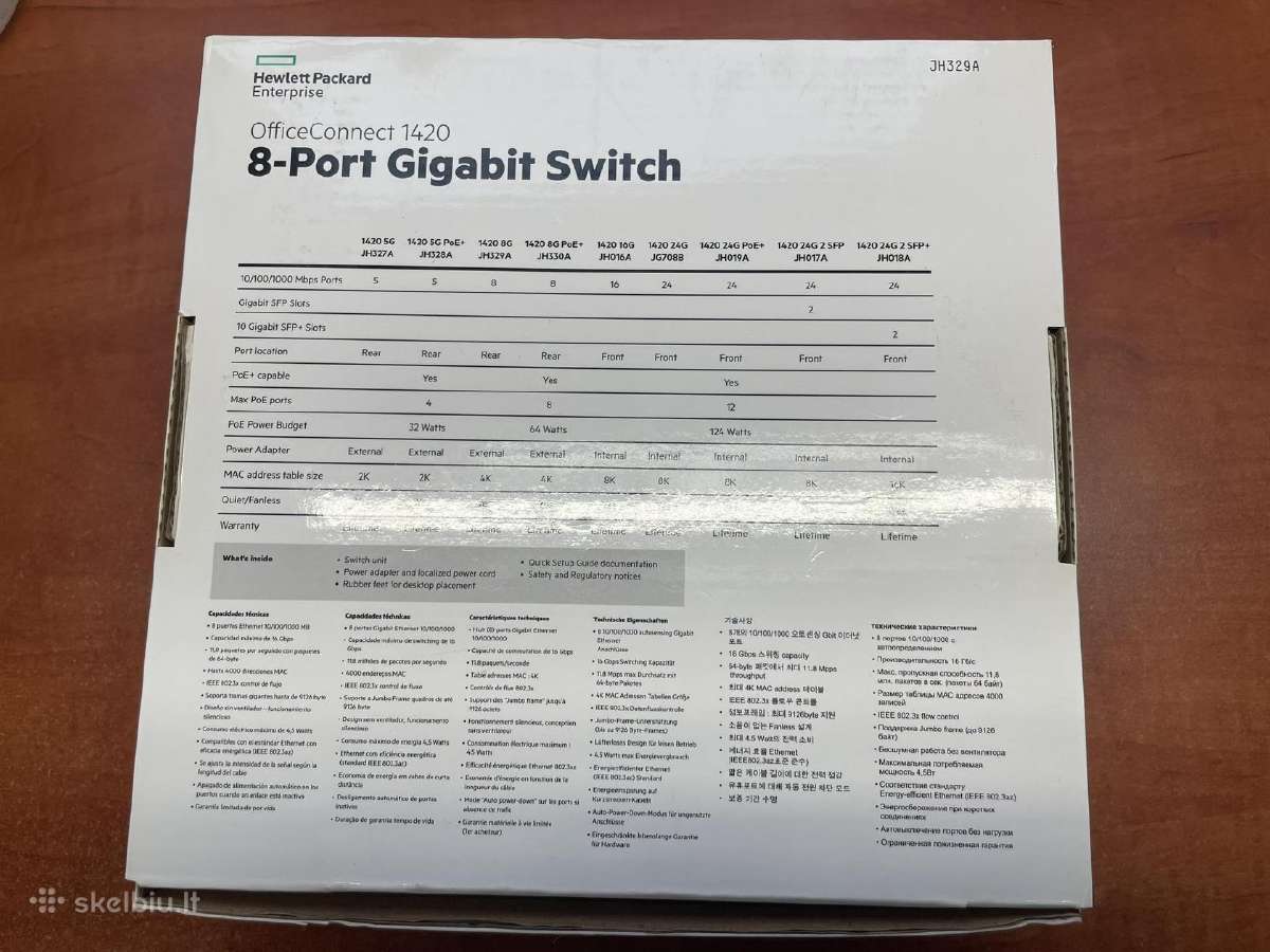 Naujas 8 port Gigabit switchas - nuotraukos Nr. 2