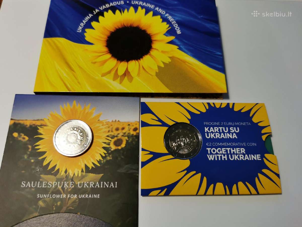 2 e Lietuvos, Latvijos ir Estijos Ukrainai monetos - nuotraukos Nr. 3