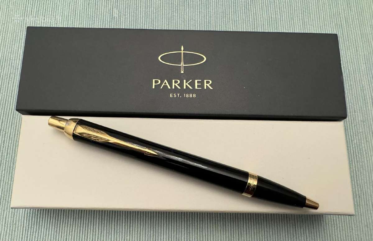 Parker Im Gold Finish Trim GT /Solid Ballpoint Pen - nuotraukos Nr. 3