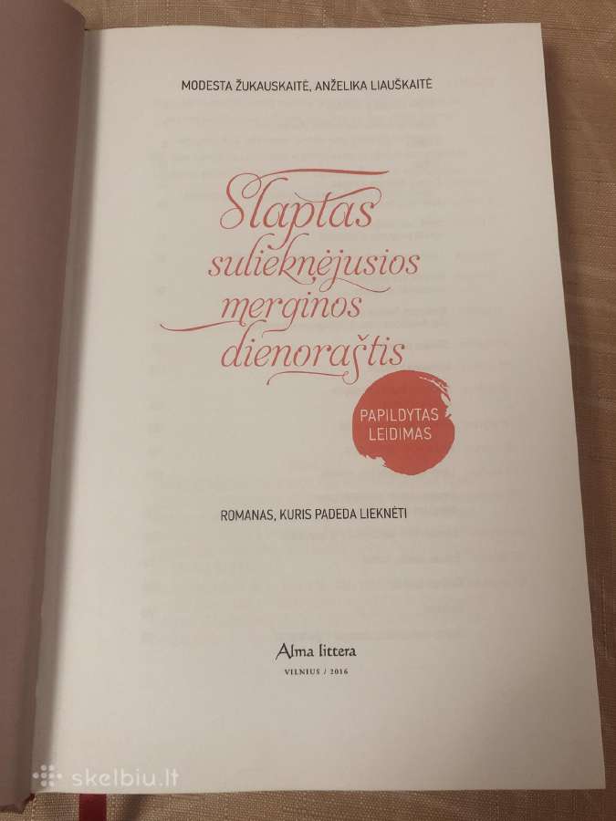 Slaptas sulieknėjusios merginos dienoraštis - nuotraukos Nr. 2