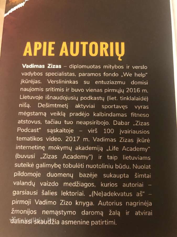 Knyga neadekvatus aš - nuotraukos Nr. 2