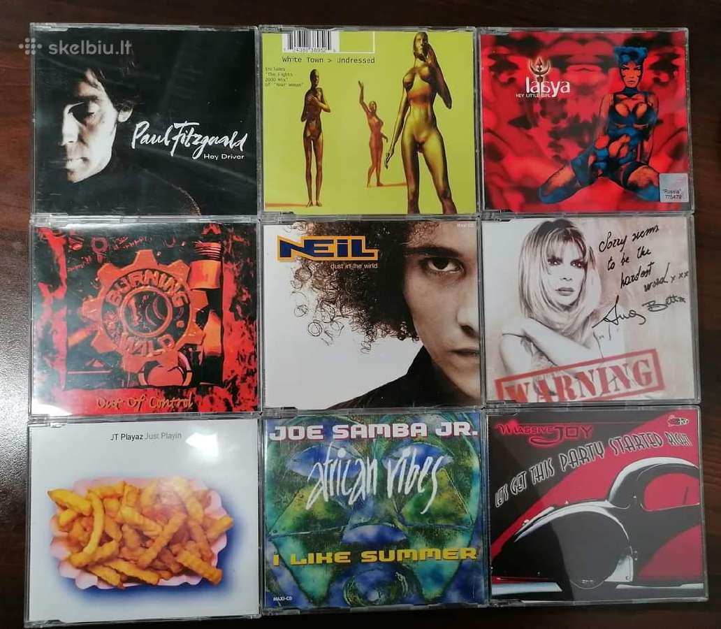 Muzikiniai CD singlai 90's - nuotraukos Nr. 3