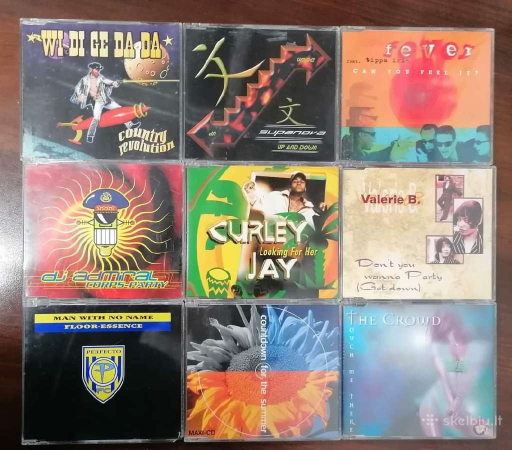 Muzikiniai CD singlai 90's