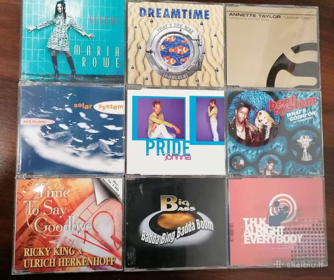 Muzikiniai CD singlai 90's - nuotraukos Nr. 2