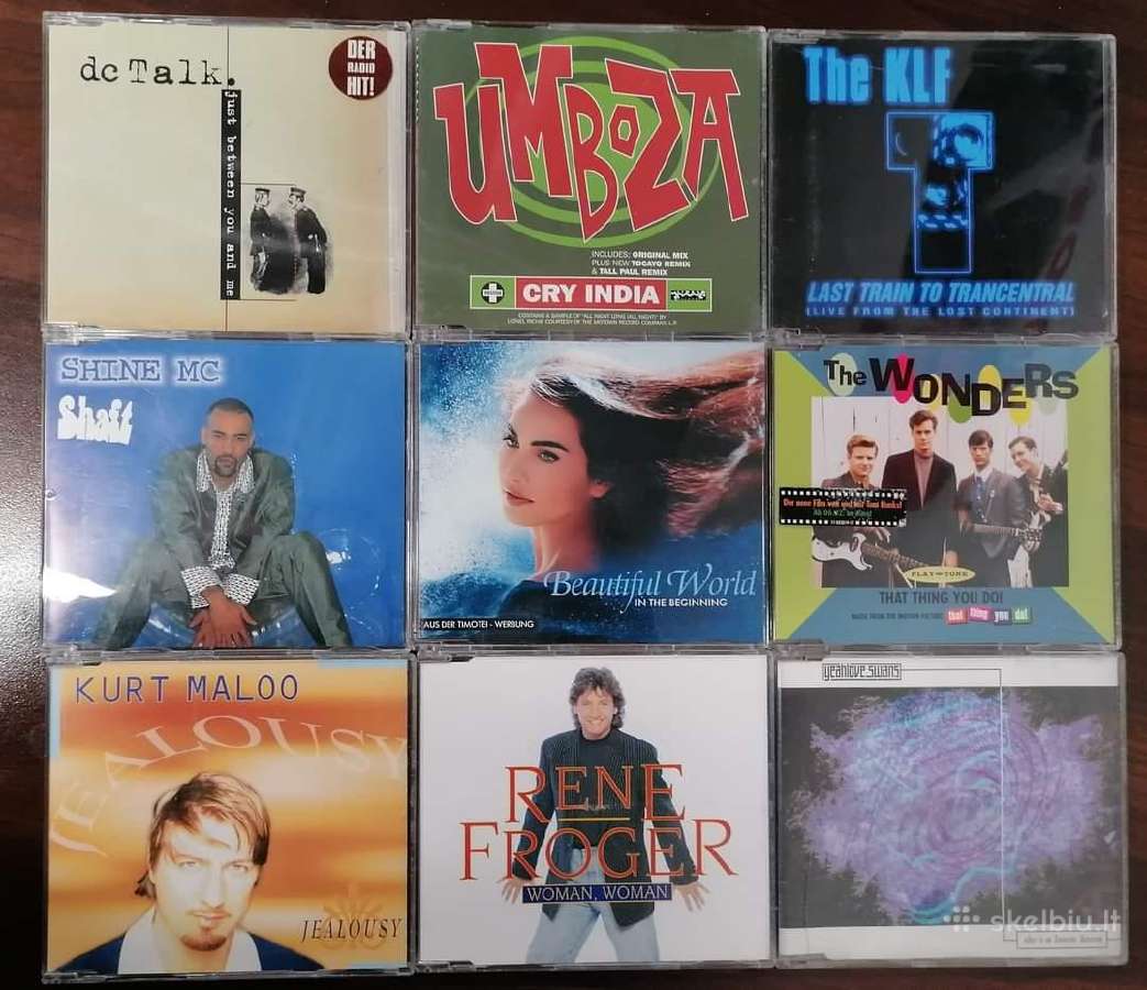 Muzikiniai CD singlai 90's - nuotraukos Nr. 4