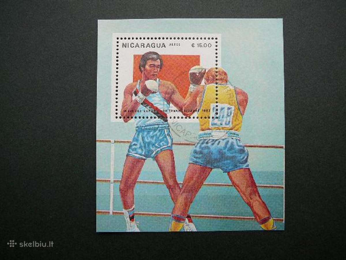 Sportas Boksas Nikaragva 1983 kr83