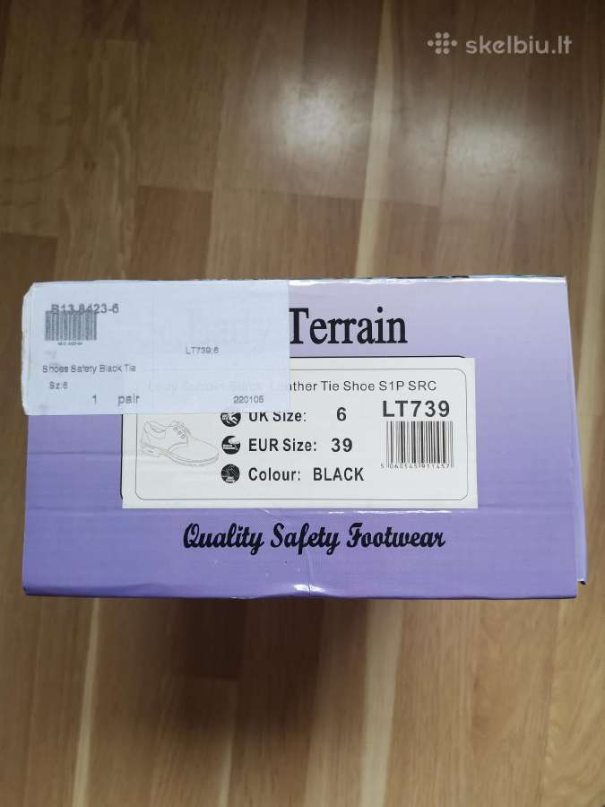 Lady Terrain nauji juodi odiniai darbo batai 39 - nuotraukos Nr. 5