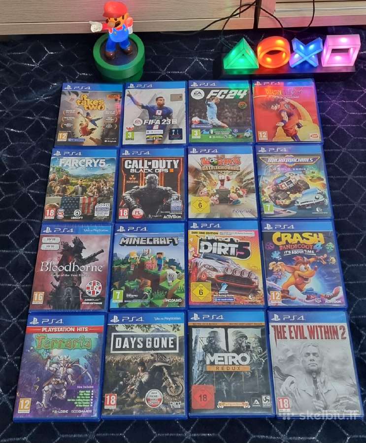 Playstation 4 puikūs žaidimai