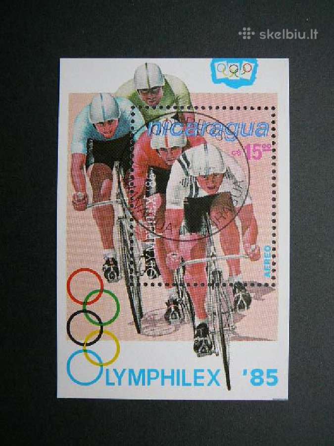 Dviraciai Expo Nikaragva 1985 kr257