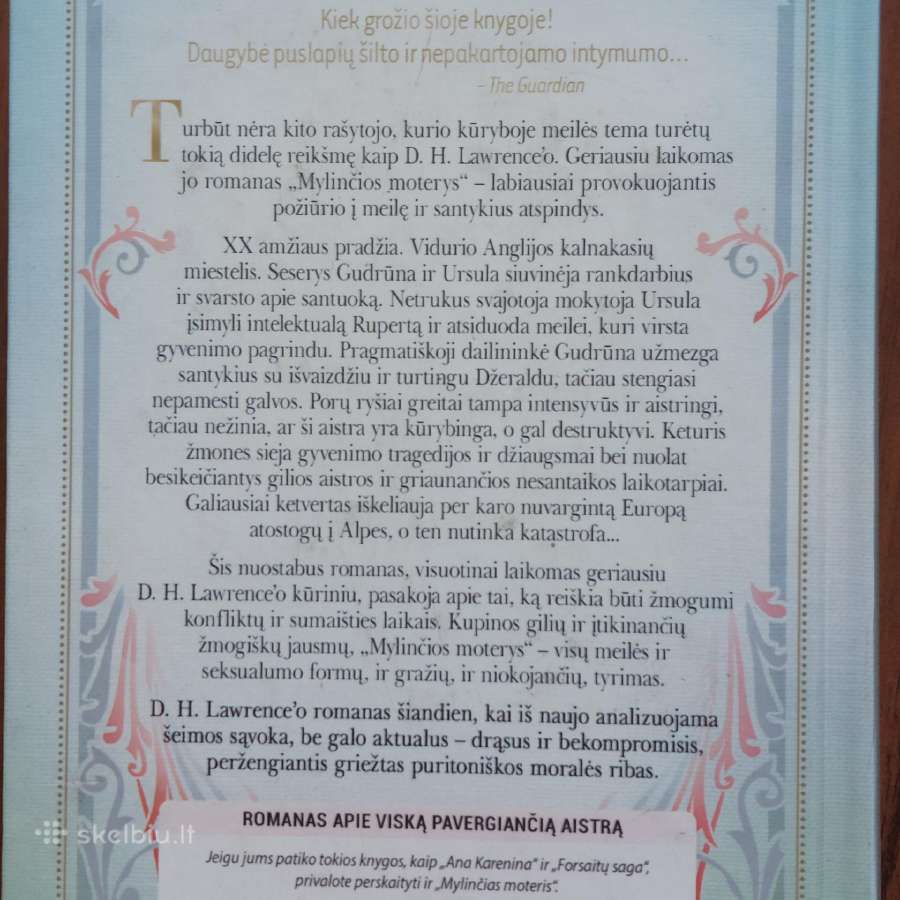 David H. Lawrence " Mylinčiios moterys ". - nuotraukos Nr. 7