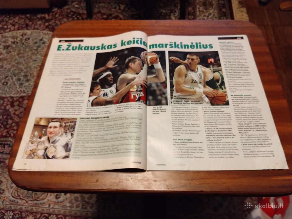 Įvairūs žurnalai krepšinio tematika seni - nuotraukos Nr. 10