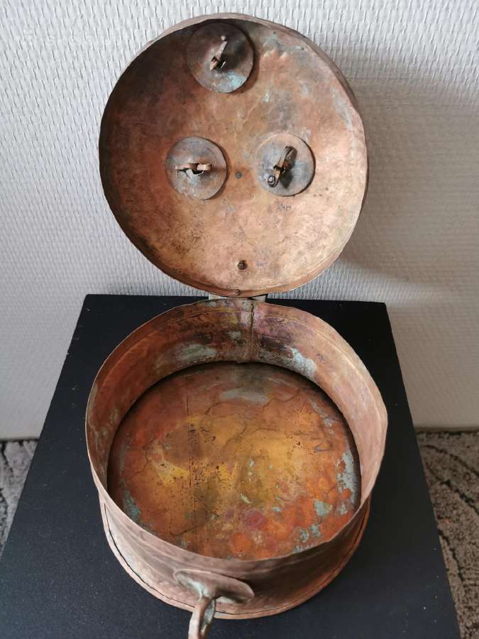 Antikvarinė varinė dėžutė - nuotraukos Nr. 8