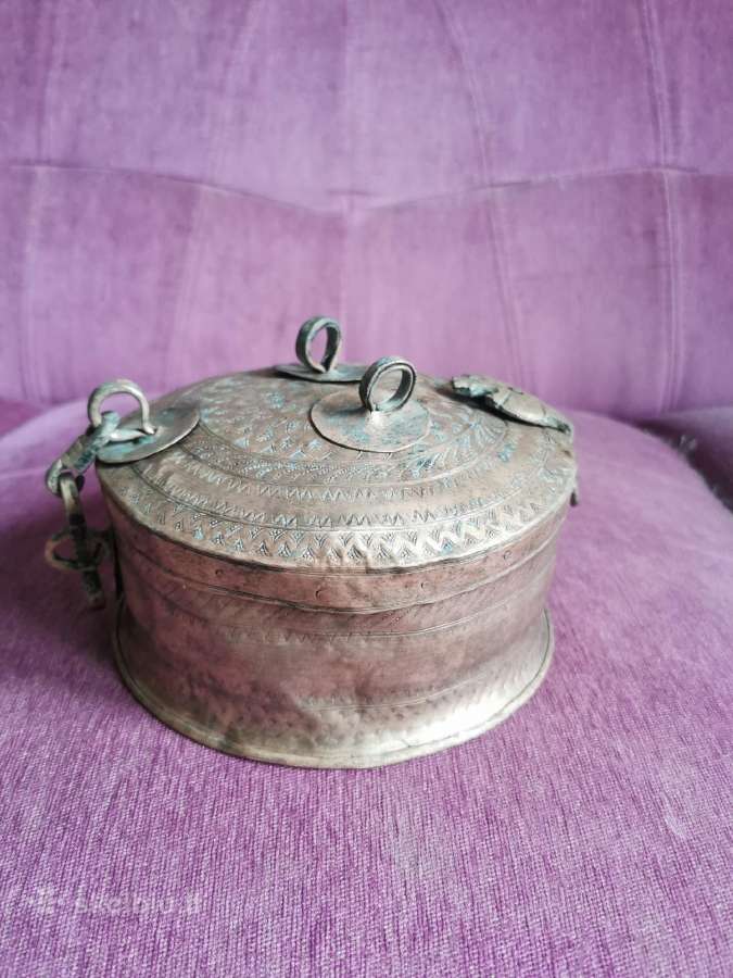 Antikvarinė varinė dėžutė - nuotraukos Nr. 6