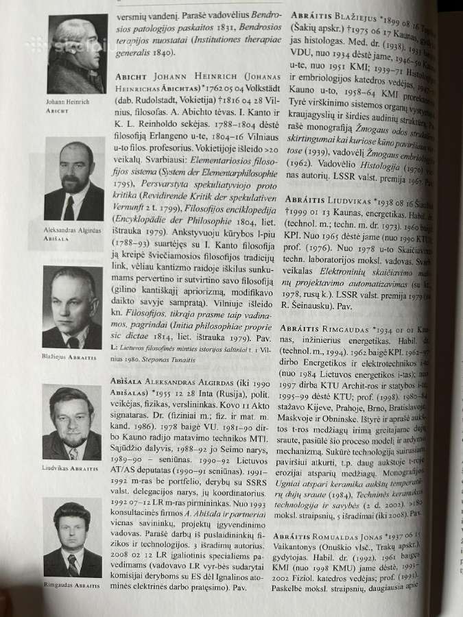 Lietuva. Biografijos A-i - nuotraukos Nr. 8