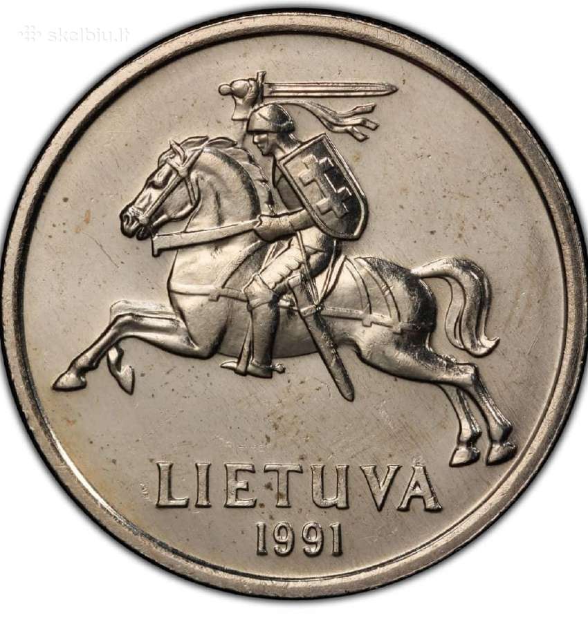Parduodamas su broku Unc 5 litai 1991 Pcgs Ms64 - nuotraukos Nr. 3